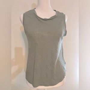 SALE 3️⃣ for $8! 🛍️ GAP Linen-Blend Shell Tank XS Petite / Sage Green